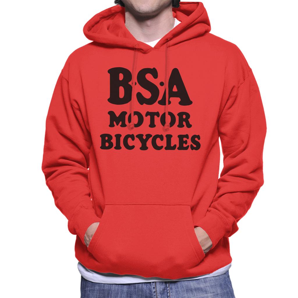 BSA Motor Bicycles Men's Hooded Sweatshirt-ALL + EVERY