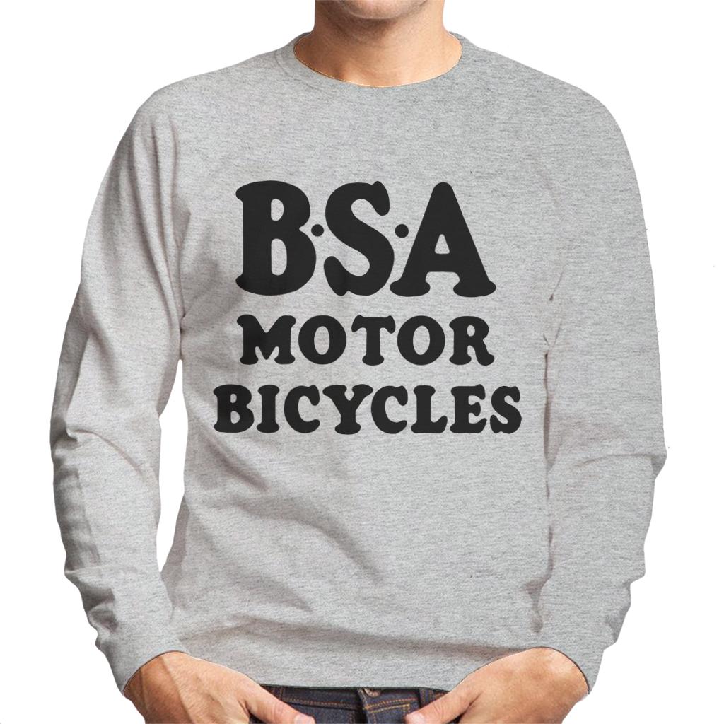 BSA Motor Bicycles Men's Sweatshirt-ALL + EVERY