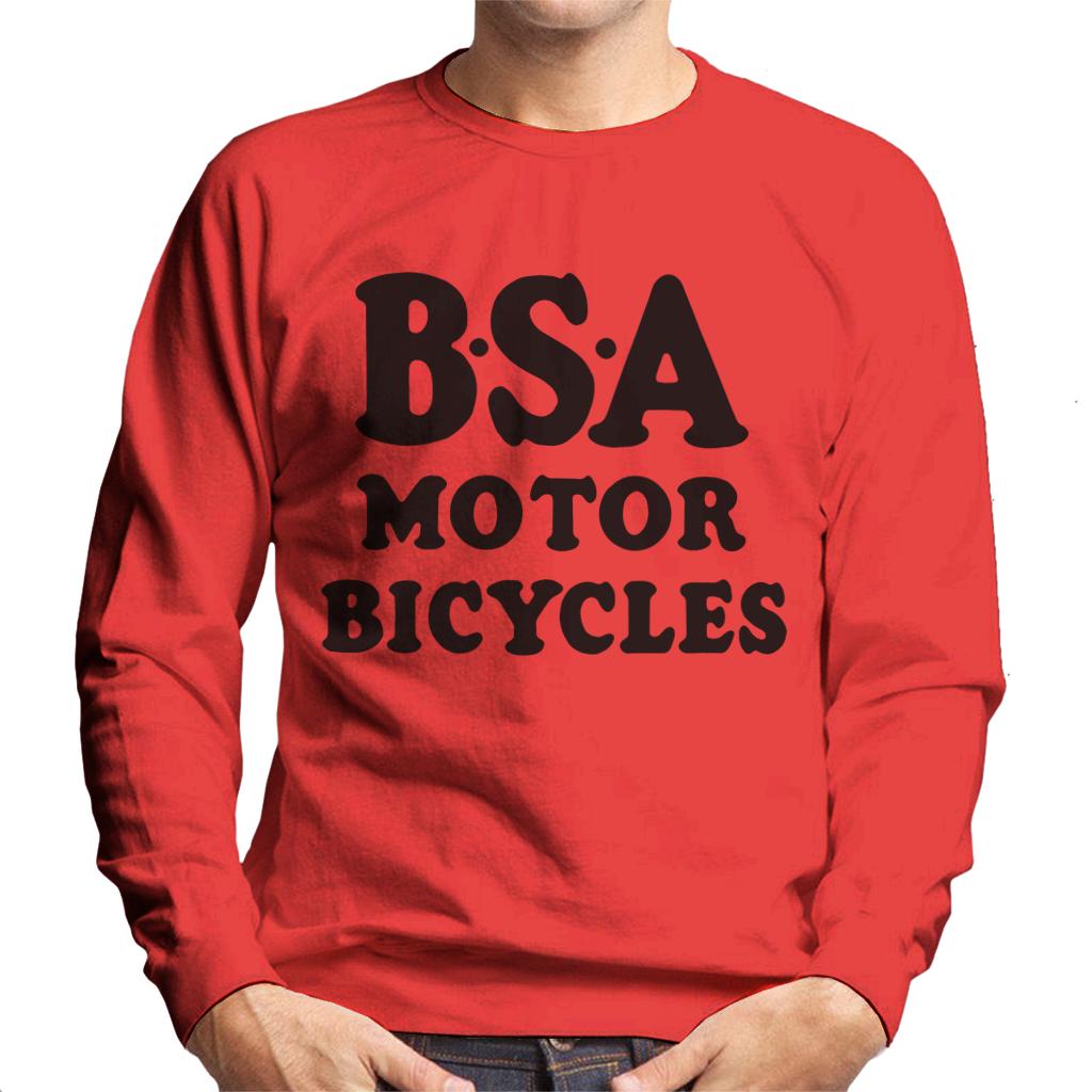 BSA Motor Bicycles Men's Sweatshirt-ALL + EVERY