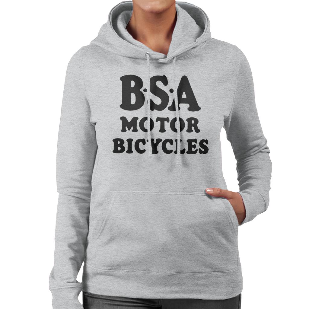 BSA Motor Bicycles Women's Hooded Sweatshirt-ALL + EVERY