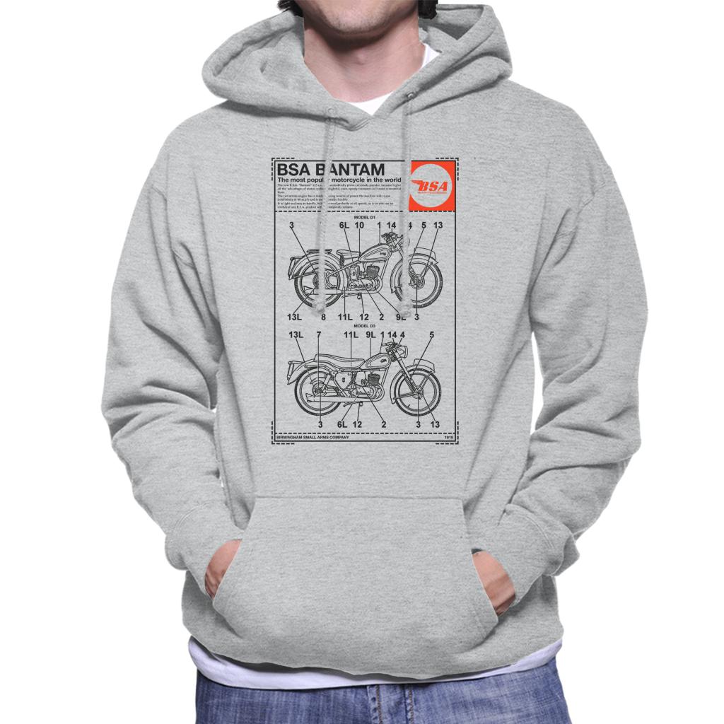 BSA Bantam Model Men's Hooded Sweatshirt-ALL + EVERY