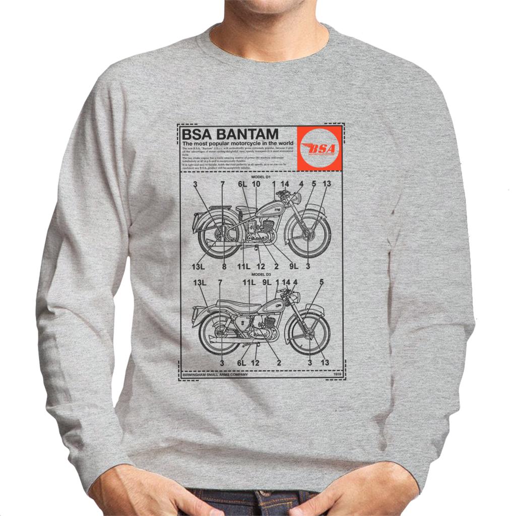 BSA Bantam Model Men's Sweatshirt-ALL + EVERY