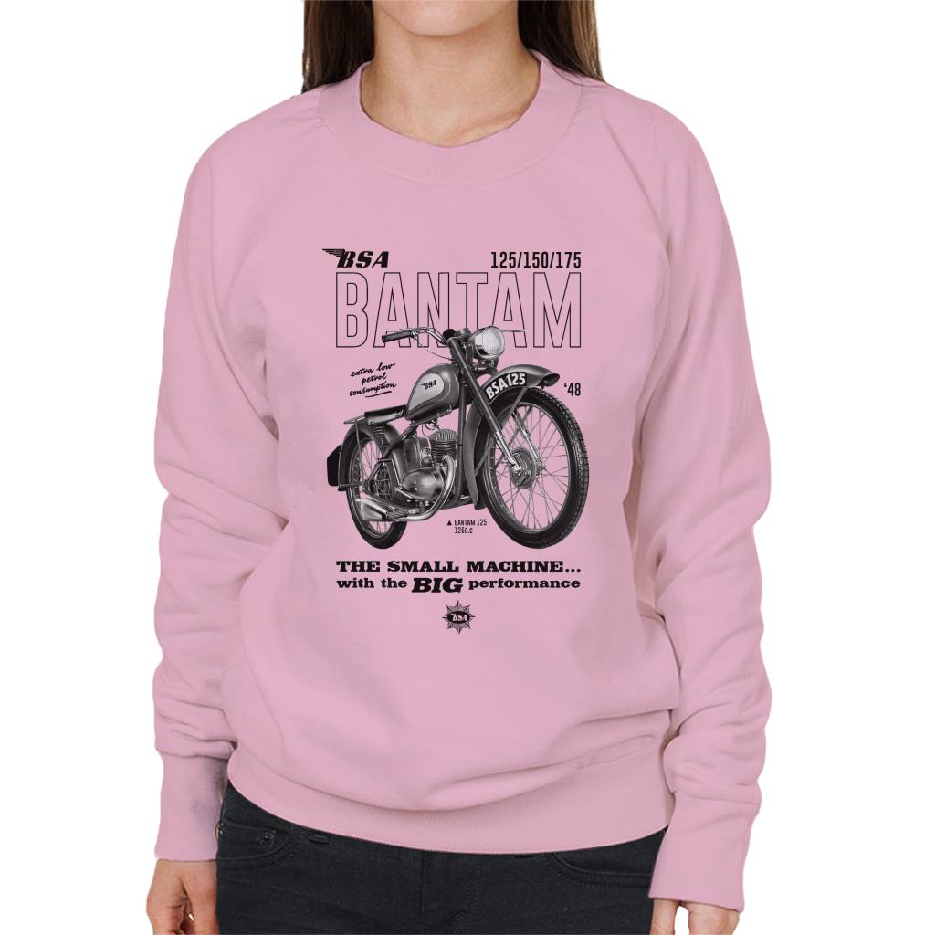 BSA Bantam Small Machine Big Performance Women's Sweatshirt-ALL + EVERY