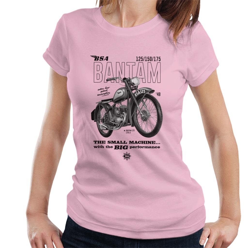 BSA Bantam Small Machine Big Performance Women's T-Shirt-ALL + EVERY