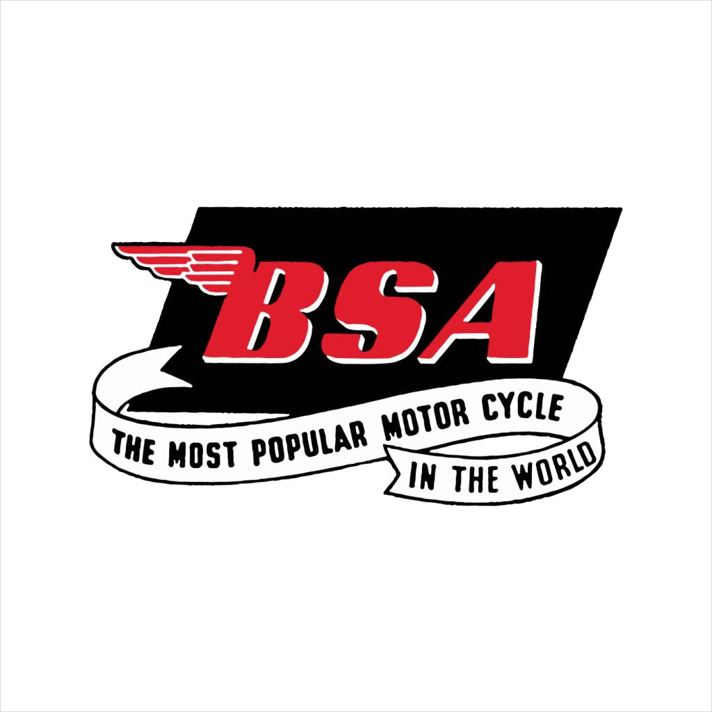 BSA Most Popular Motor Cycle In The World Logo Men's T-Shirt-ALL + EVERY