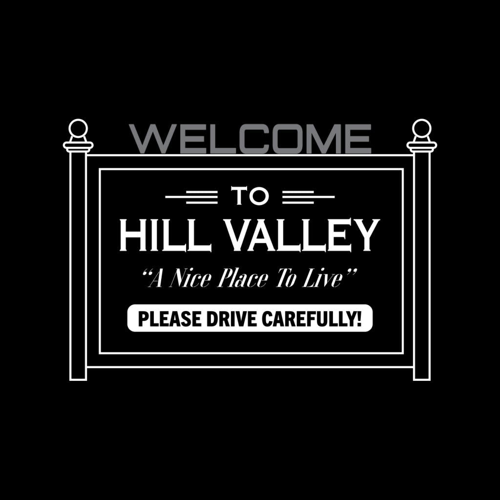 Back to the Future Welcome To Hill Valley Women's Hooded Sweatshirt-ALL + EVERY