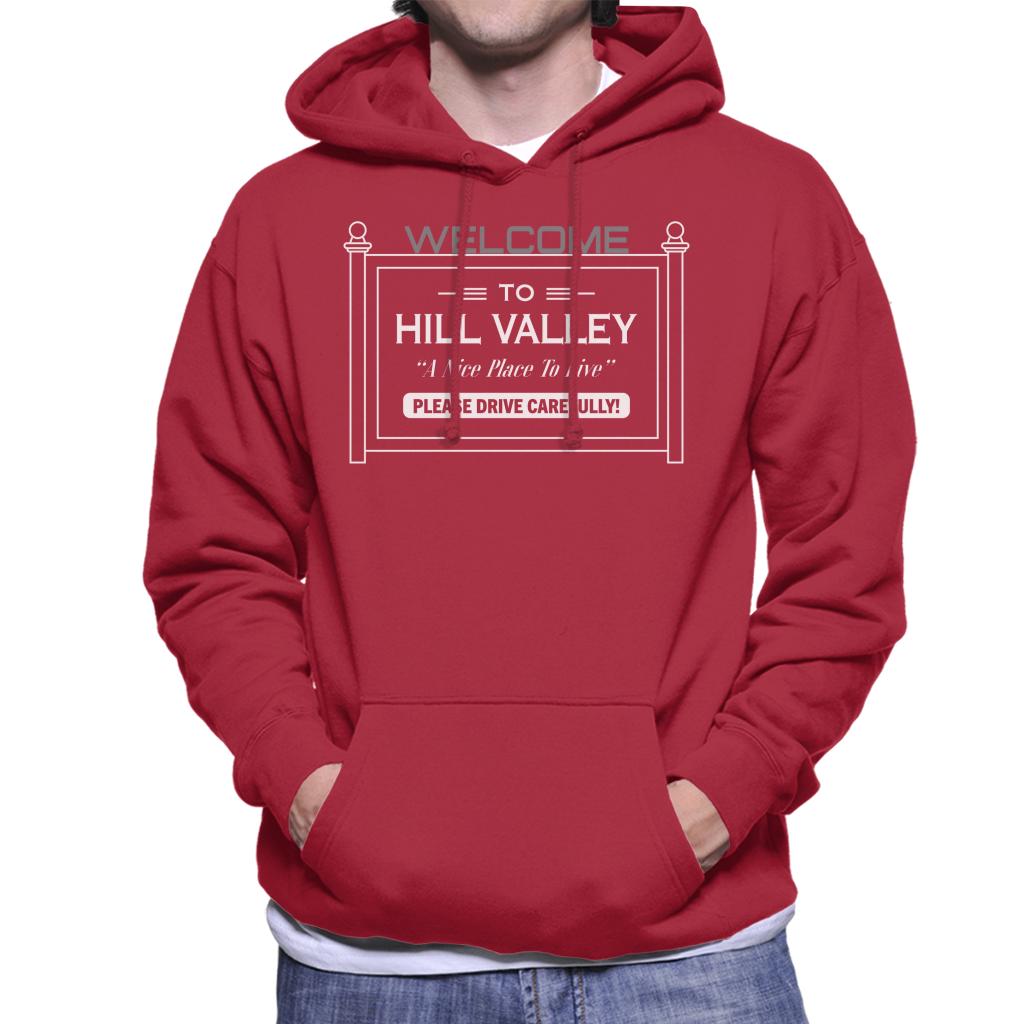 Back to the Future Welcome To Hill Valley Men's Hooded Sweatshirt-ALL + EVERY