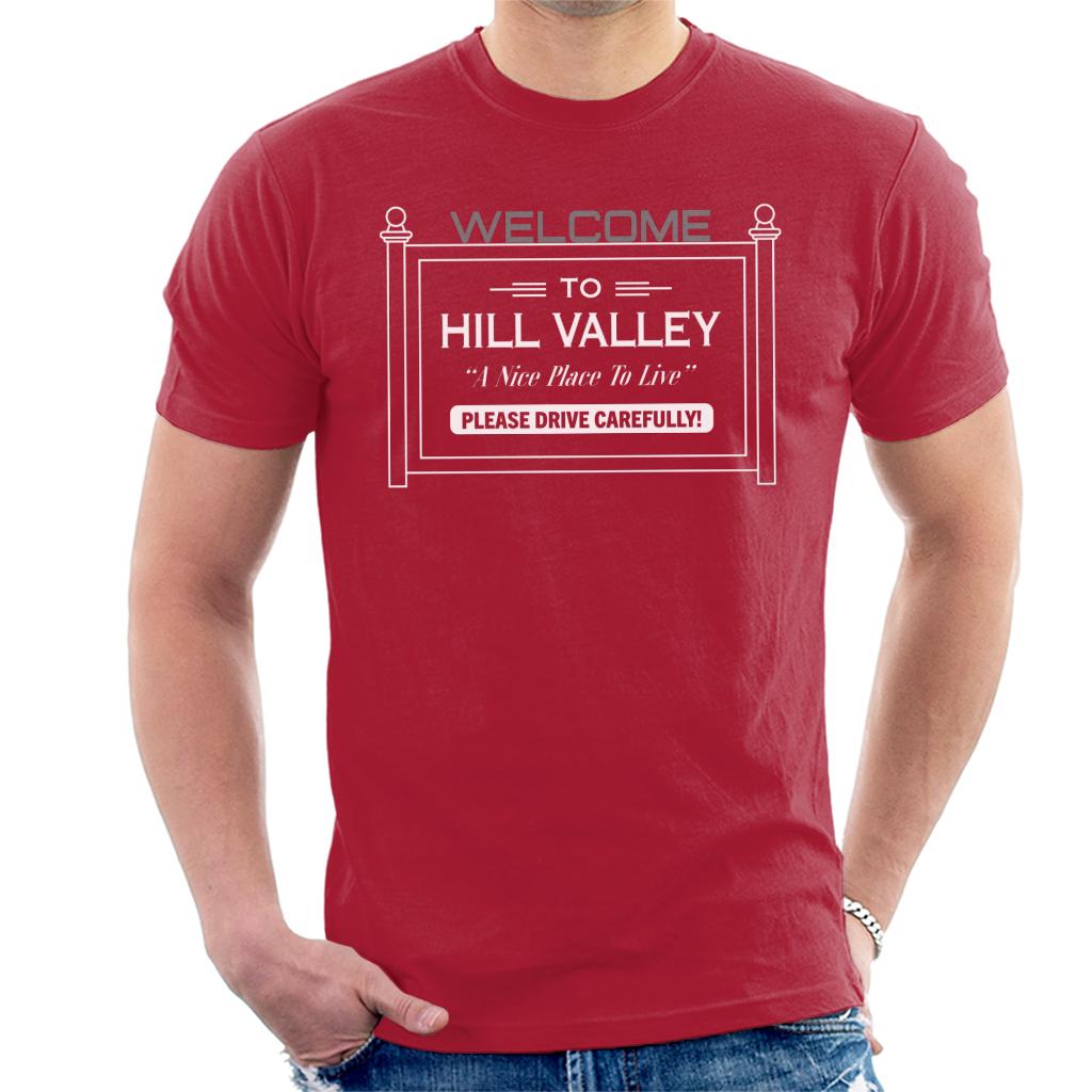 Back to the Future Welcome To Hill Valley Men's T-Shirt-ALL + EVERY