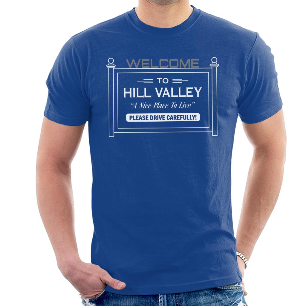 Back to the Future Welcome To Hill Valley Men's T-Shirt-ALL + EVERY