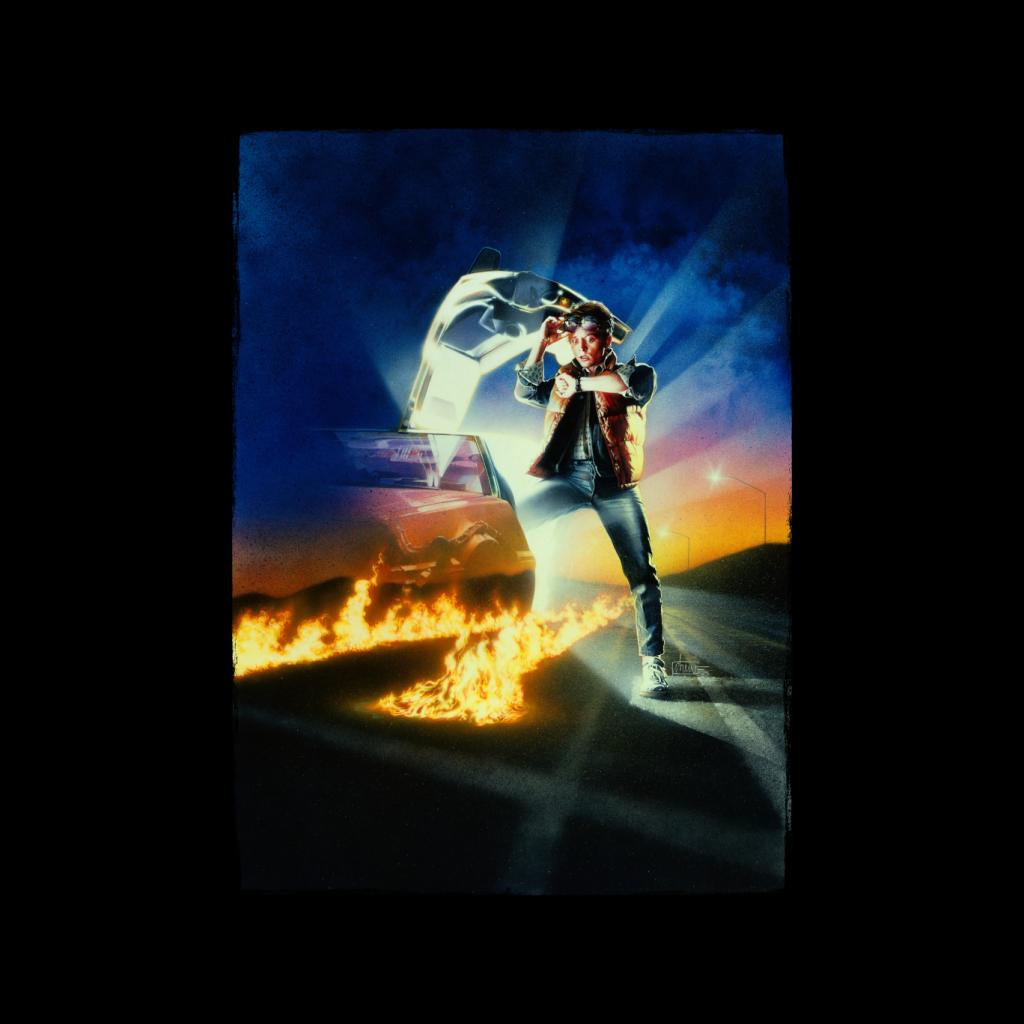 Back to the Future Marty Looking At His Watch Women's T-Shirt-ALL + EVERY