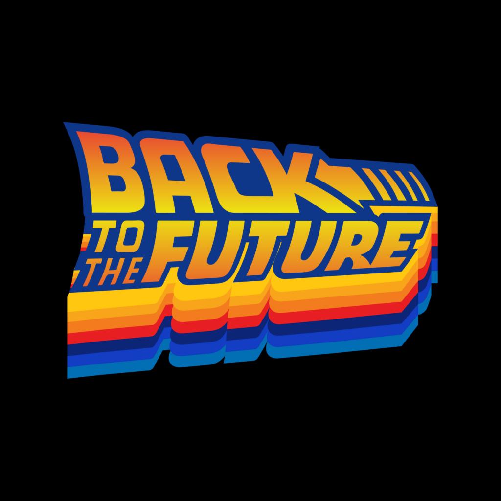 Back to the Future Gradient Logo Women's T-Shirt-ALL + EVERY