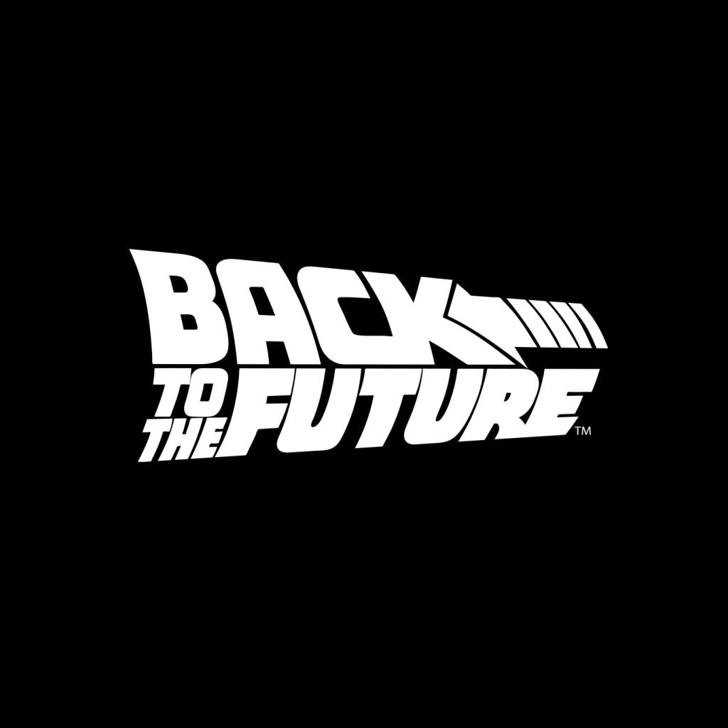 Back to the Future White Logo Men's T-Shirt-ALL + EVERY