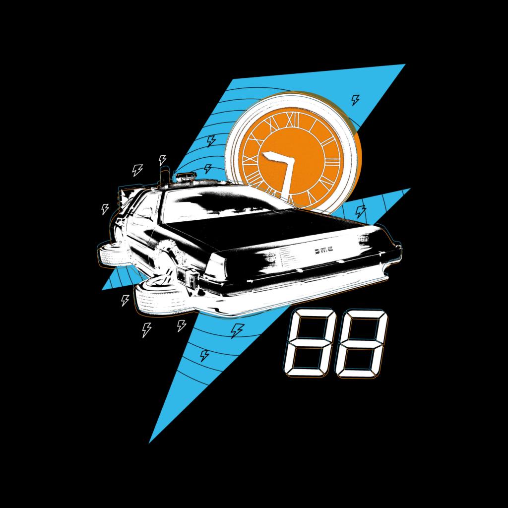 Back to the Future Delorean 88 Miles Per Hour Men's Sweatshirt-ALL + EVERY