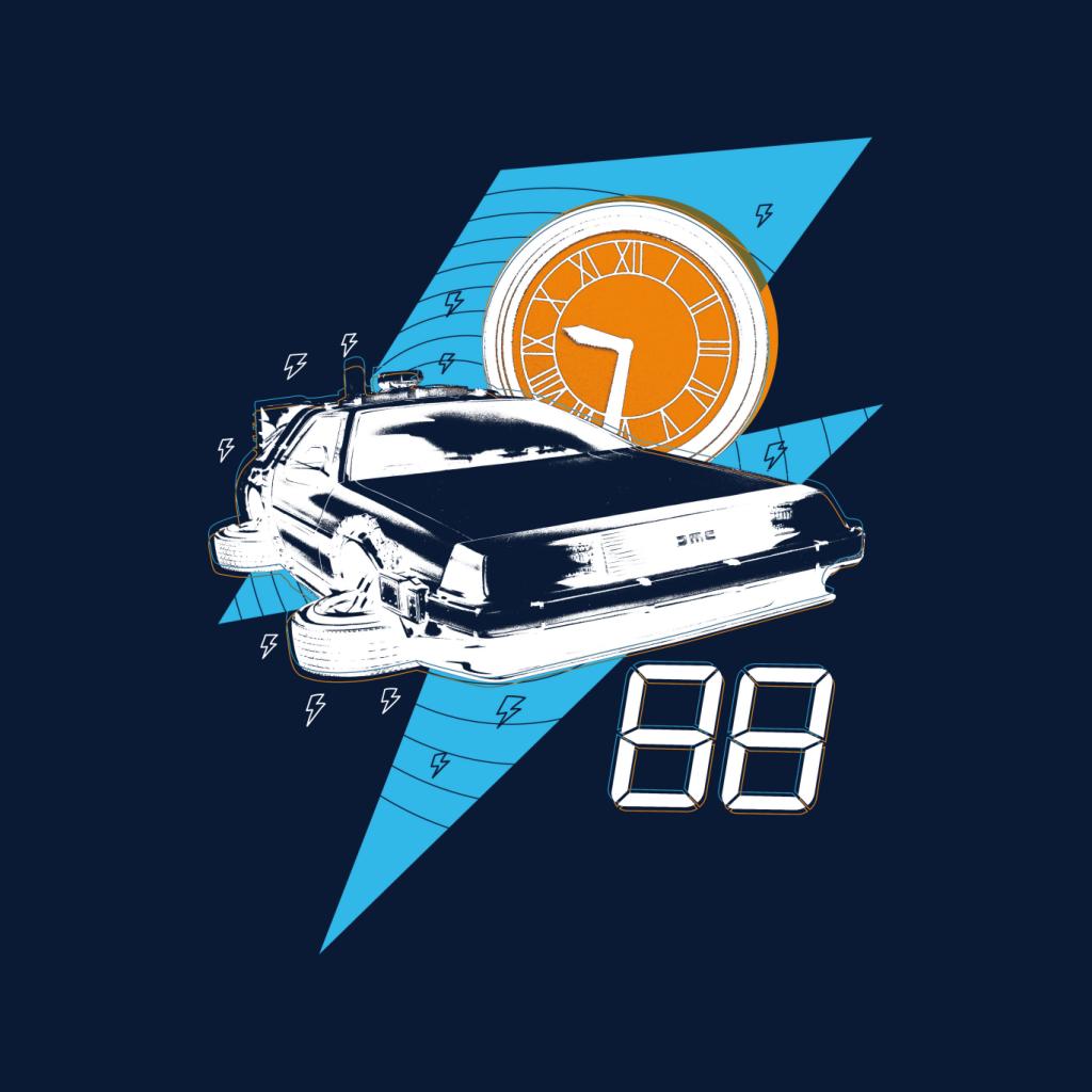 Back to the Future Delorean 88 Miles Per Hour Men's Sweatshirt-ALL + EVERY