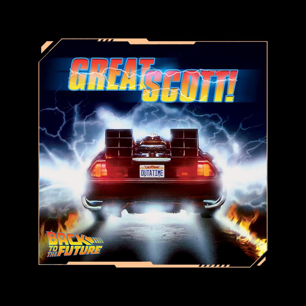 Back to the Future Delorean Great Scott Men's T-Shirt-ALL + EVERY