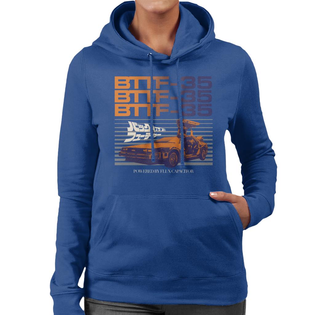 Back to the Future 35th Anniversary Flux Capacitor Women's Hooded Sweatshirt-ALL + EVERY