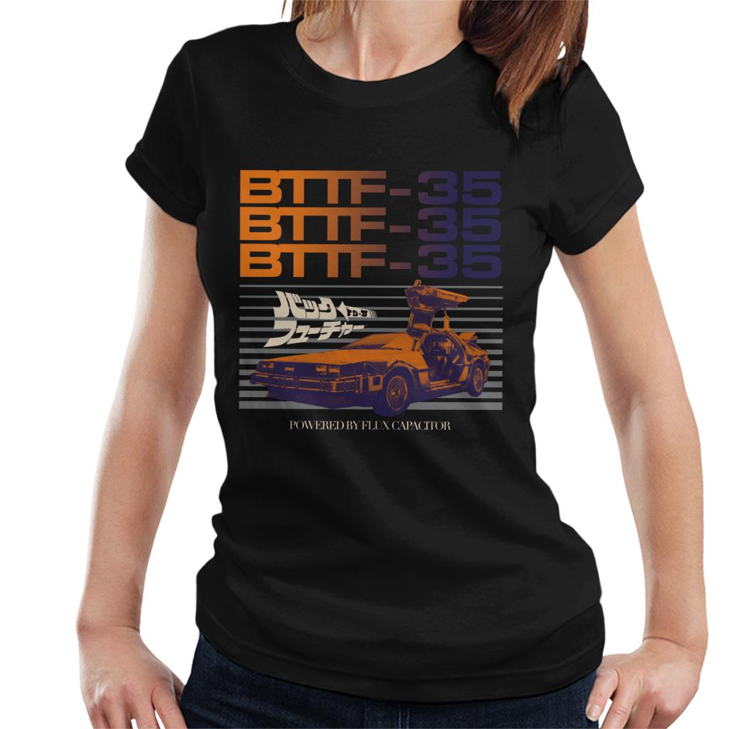 Back to the Future 35th Anniversary Flux Capacitor Women's T-Shirt-ALL + EVERY