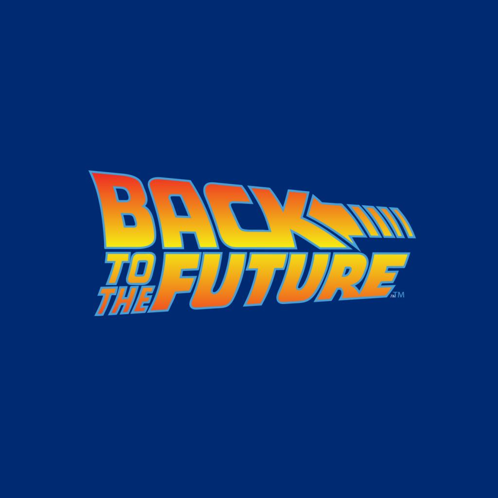 Back to the Future Classic Movie Logo Men's Sweatshirt-ALL + EVERY