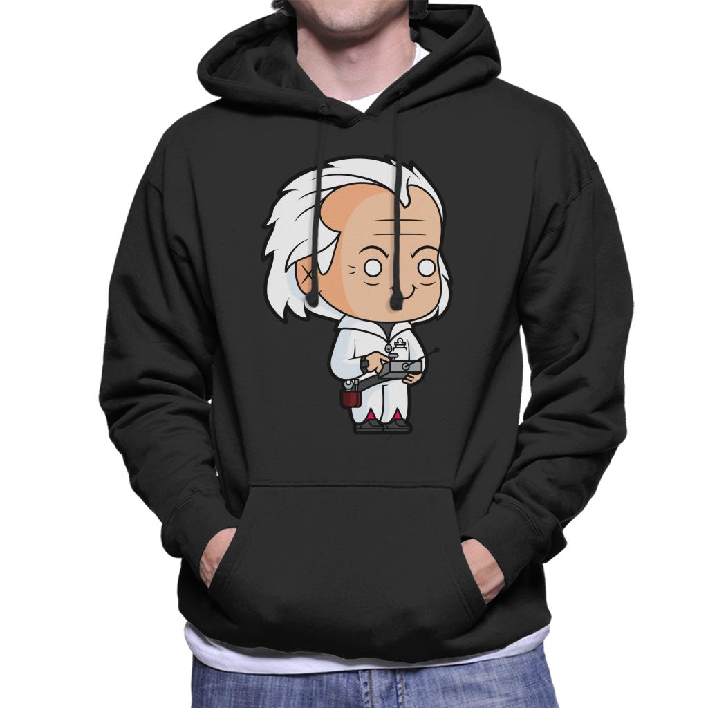 Back to the Future Dr Emmett Brown Kawaii Men's Hooded Sweatshirt-ALL + EVERY