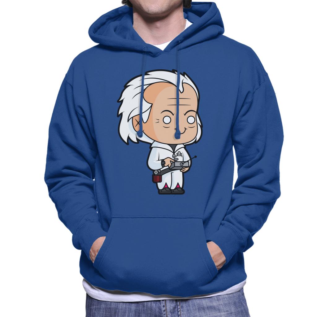 Back to the Future Dr Emmett Brown Kawaii Men's Hooded Sweatshirt-ALL + EVERY