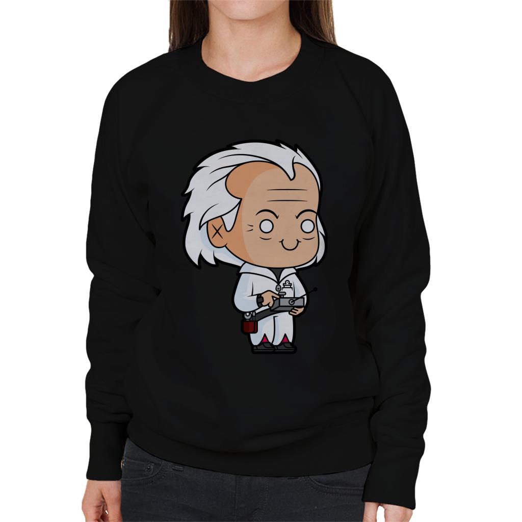 Back to the Future Dr Emmett Brown Kawaii Women's Sweatshirt-ALL + EVERY