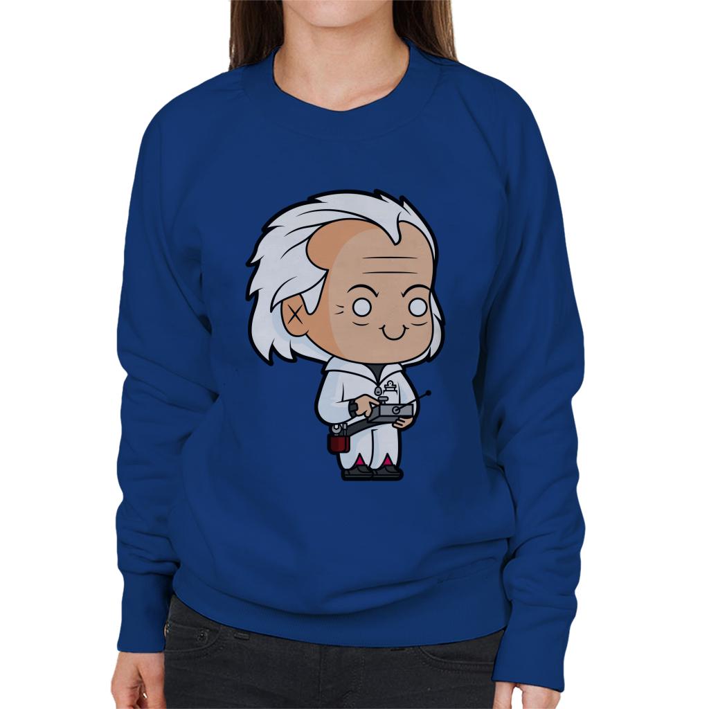 Back to the Future Dr Emmett Brown Kawaii Women's Sweatshirt-ALL + EVERY