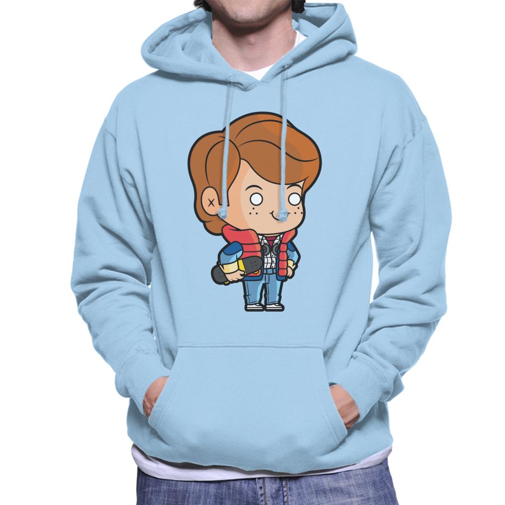 Back to the Future Marty Mcfly Kawaii Men's Hooded Sweatshirt-ALL + EVERY