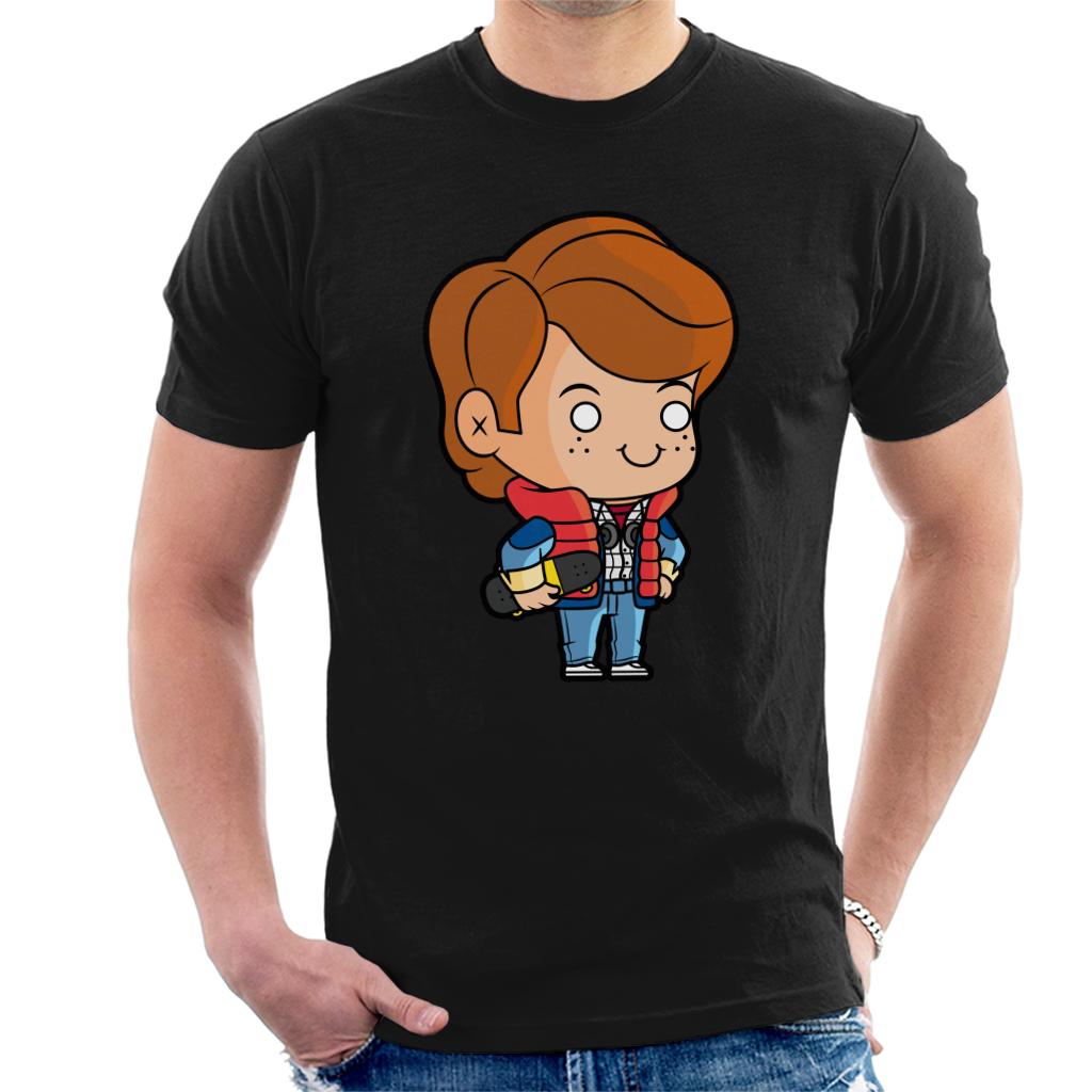 Back to the Future Marty Mcfly Kawaii Men's T-Shirt-ALL + EVERY