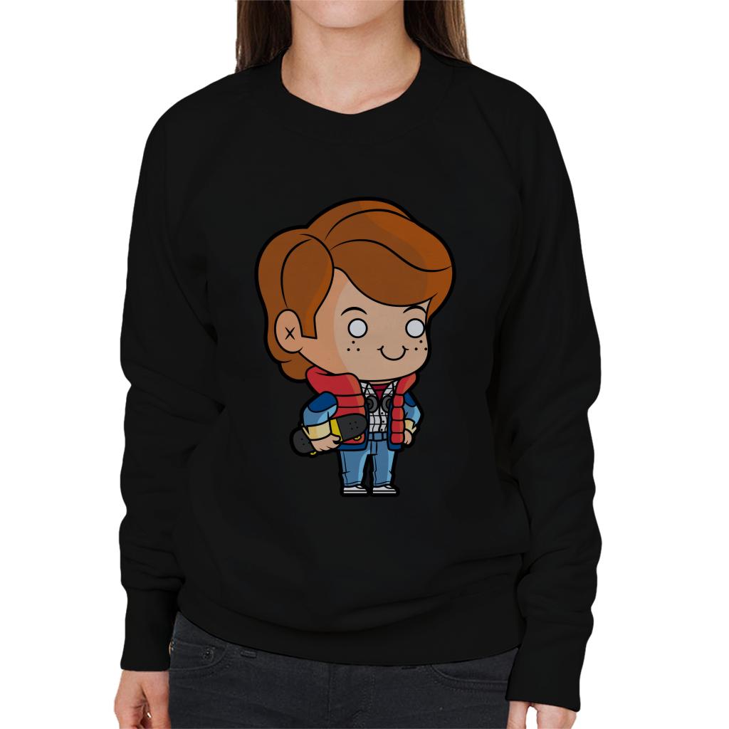 Back to the Future Marty Mcfly Kawaii Women's Sweatshirt-ALL + EVERY