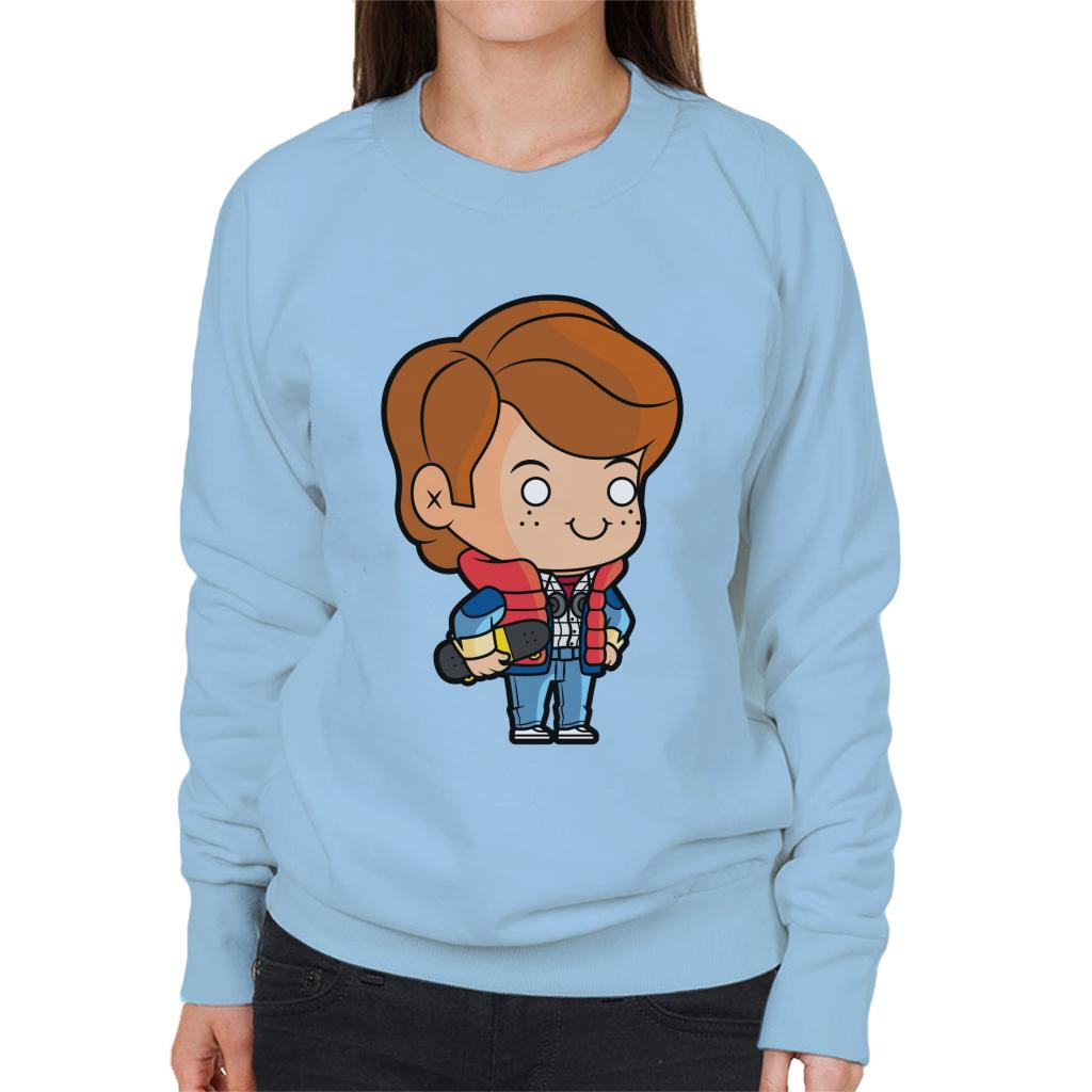 Back to the Future Marty Mcfly Kawaii Women's Sweatshirt-ALL + EVERY