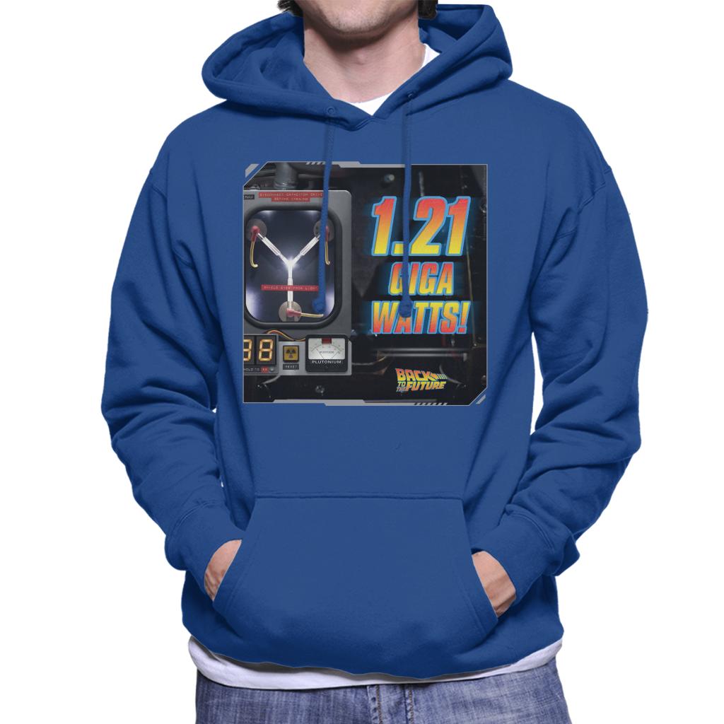 Back to the Future 121 Gigawatts Men's Hooded Sweatshirt-ALL + EVERY