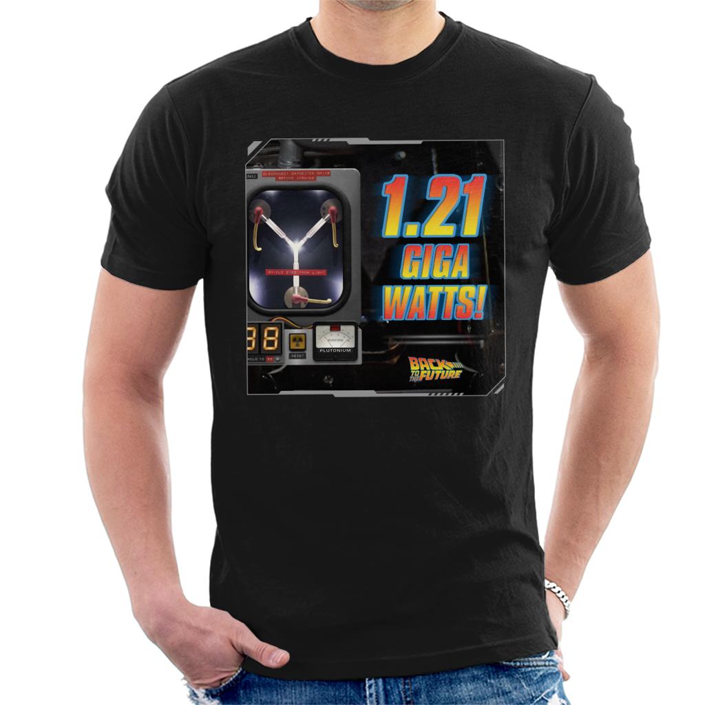 Back to the Future 121 Gigawatts Men's T-Shirt-ALL + EVERY