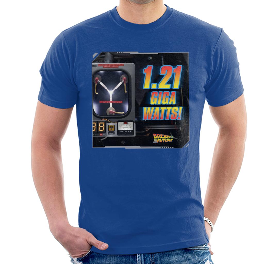 Back to the Future 121 Gigawatts Men's T-Shirt-ALL + EVERY