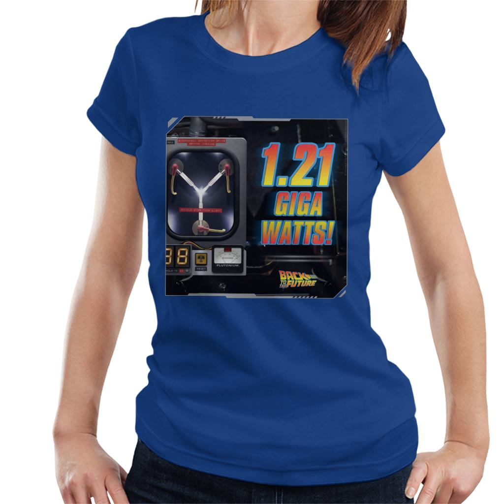 Back to the Future 121 Gigawatts Women's T-Shirt-ALL + EVERY