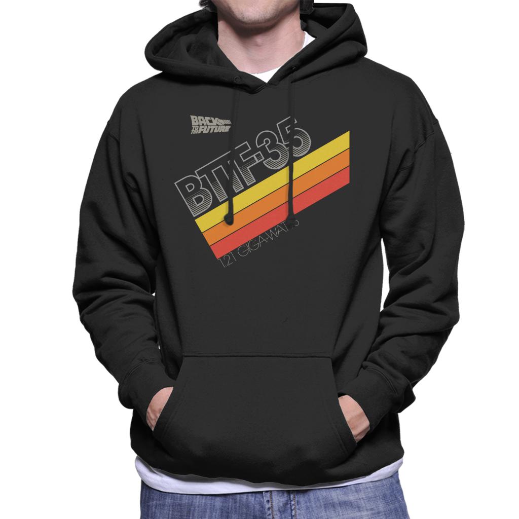 Back to the Future 35th Anniversary 121 Gigawatts Men's Hooded Sweatshirt-ALL + EVERY