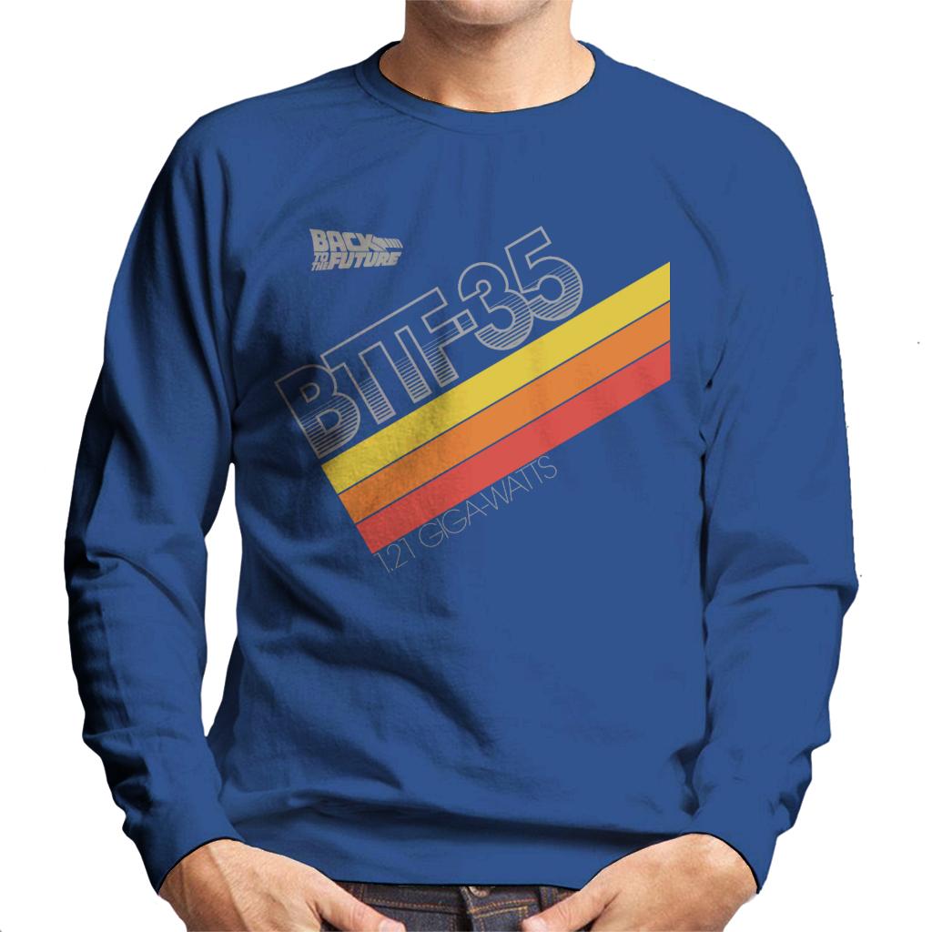 Back to the Future 35th Anniversary 121 Gigawatts Men's Sweatshirt-ALL + EVERY