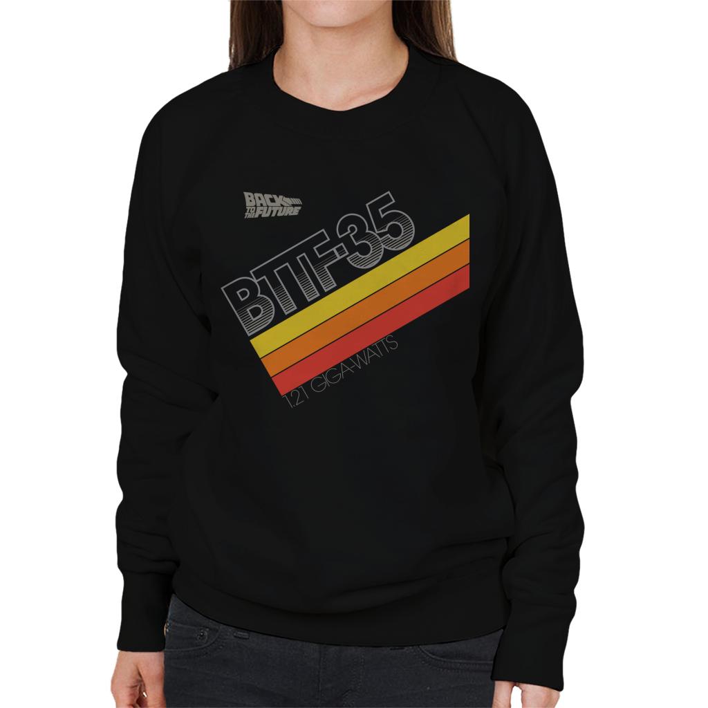 Back to the Future 35th Anniversary 121 Gigawatts Women's Sweatshirt-ALL + EVERY