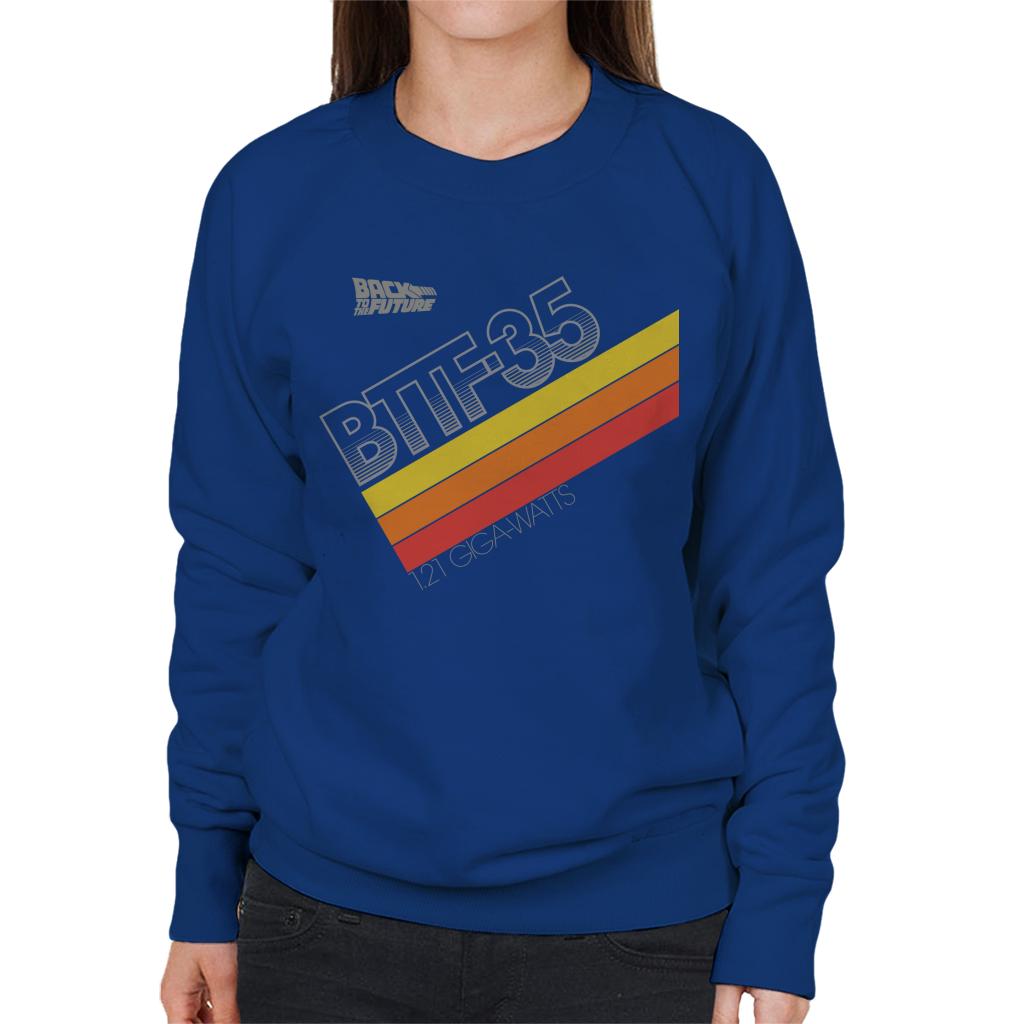 Back to the Future 35th Anniversary 121 Gigawatts Women's Sweatshirt-ALL + EVERY