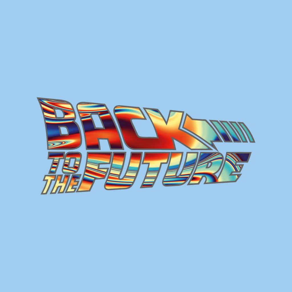 Back to the Future Psychedelic Logo Women's T-Shirt-ALL + EVERY