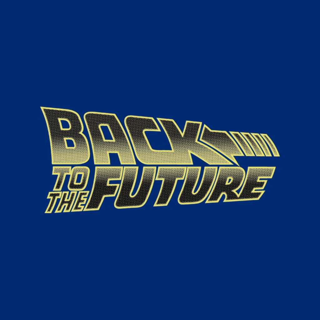 Back to the Future Gold Logo Men's Hooded Sweatshirt-ALL + EVERY