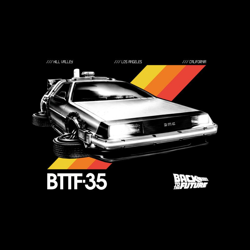 Back to the Future 35th Anniversary Delorean Men's T-Shirt-ALL + EVERY