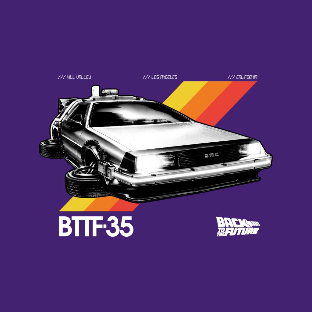 Back to the Future 35th Anniversary Delorean Women's T-Shirt-ALL + EVERY