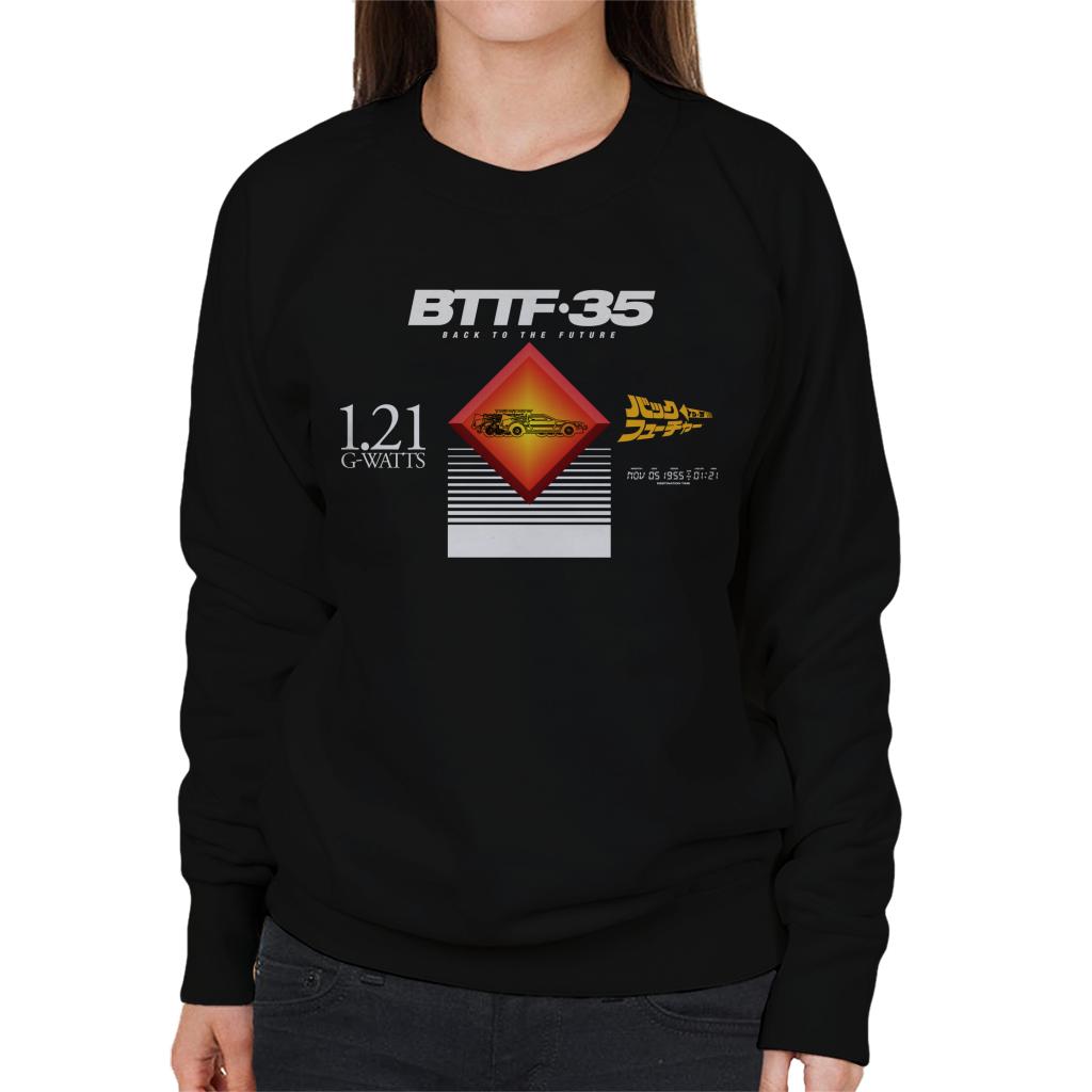 Back to the Future 35th Anniversary Nov 5 1955 Women's Sweatshirt-ALL + EVERY