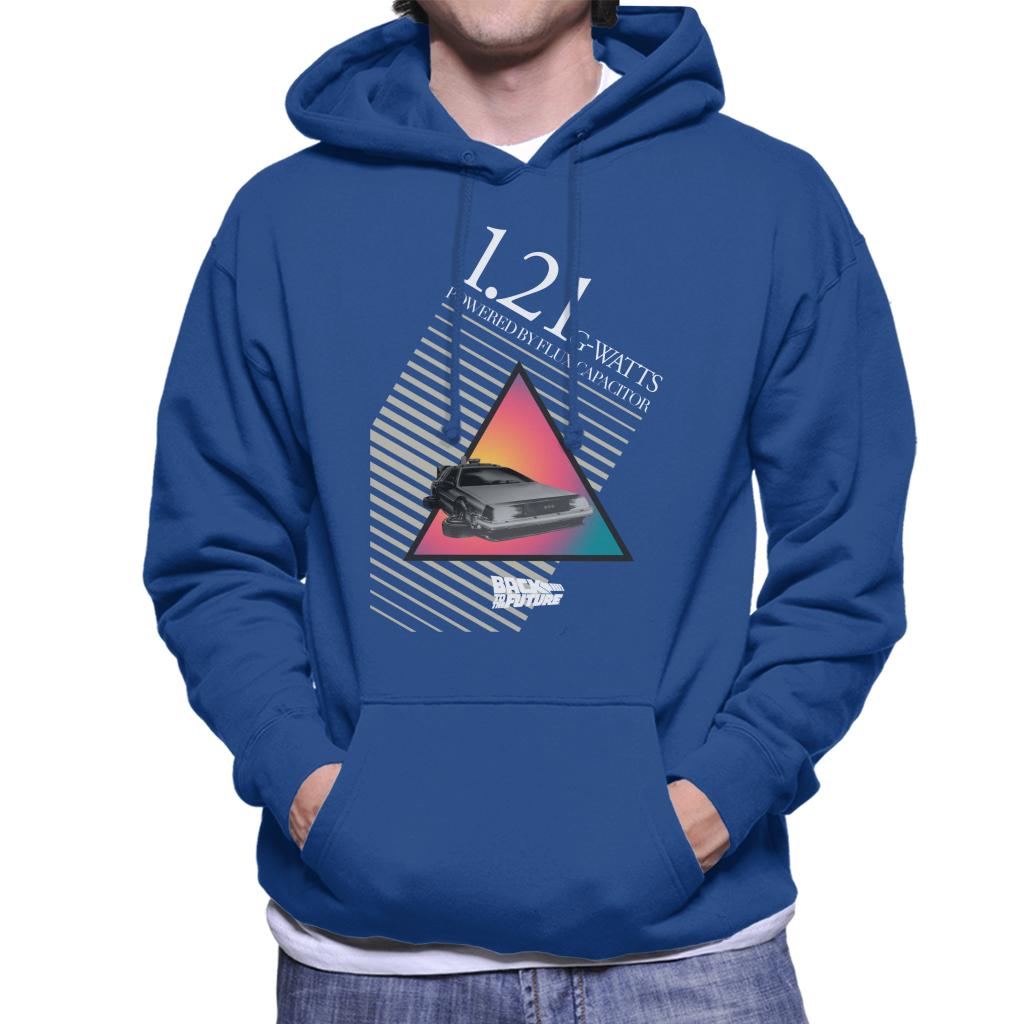 Back to the Future 121 G Watts Men's Hooded Sweatshirt-ALL + EVERY