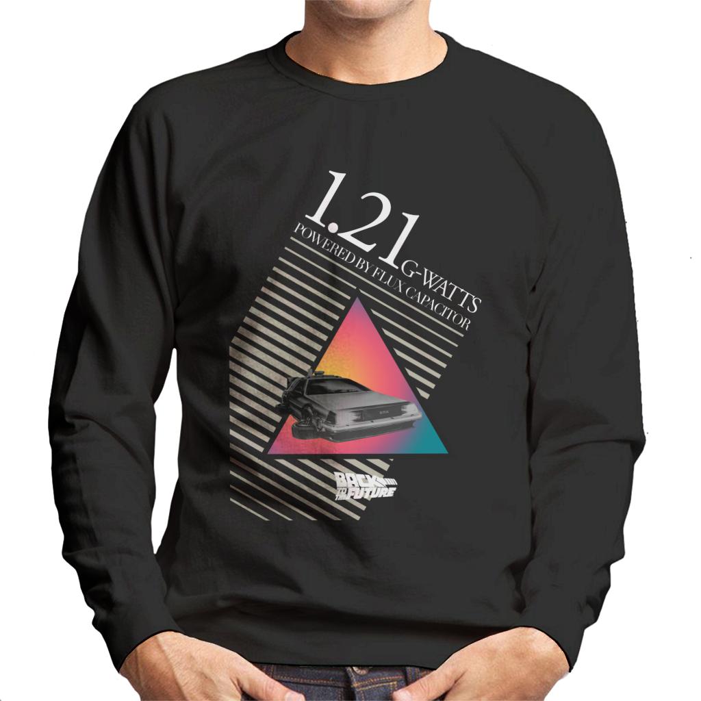 Back to the Future 121 G Watts Men's Sweatshirt-ALL + EVERY