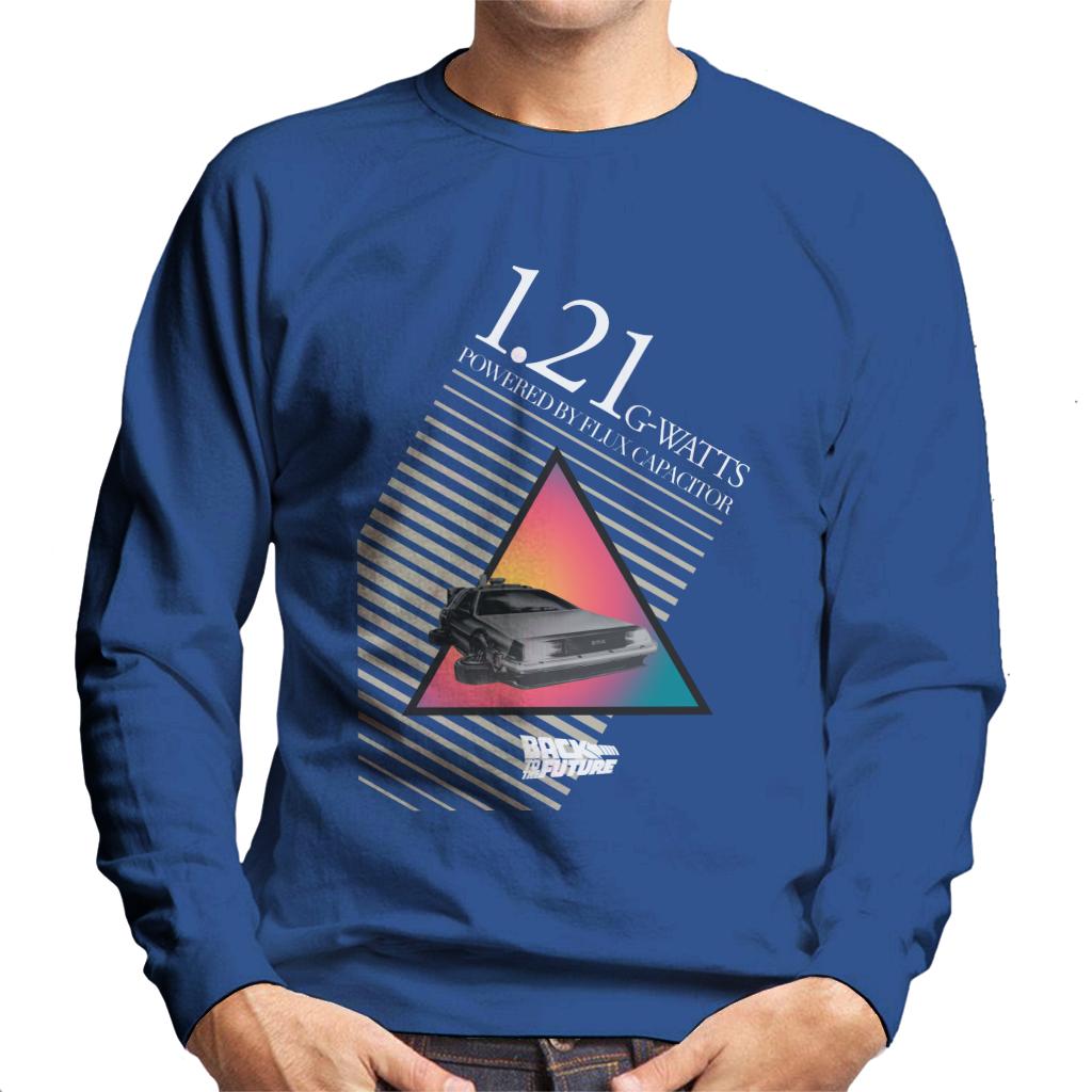 Back to the Future 121 G Watts Men's Sweatshirt-ALL + EVERY