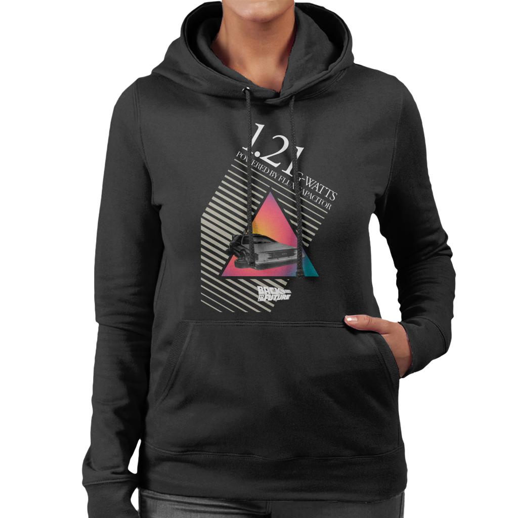 Back to the Future 121 G Watts Women's Hooded Sweatshirt-ALL + EVERY