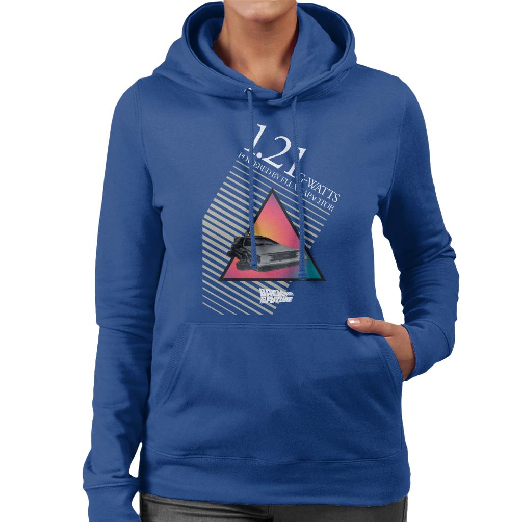 Back to the Future 121 G Watts Women's Hooded Sweatshirt-ALL + EVERY