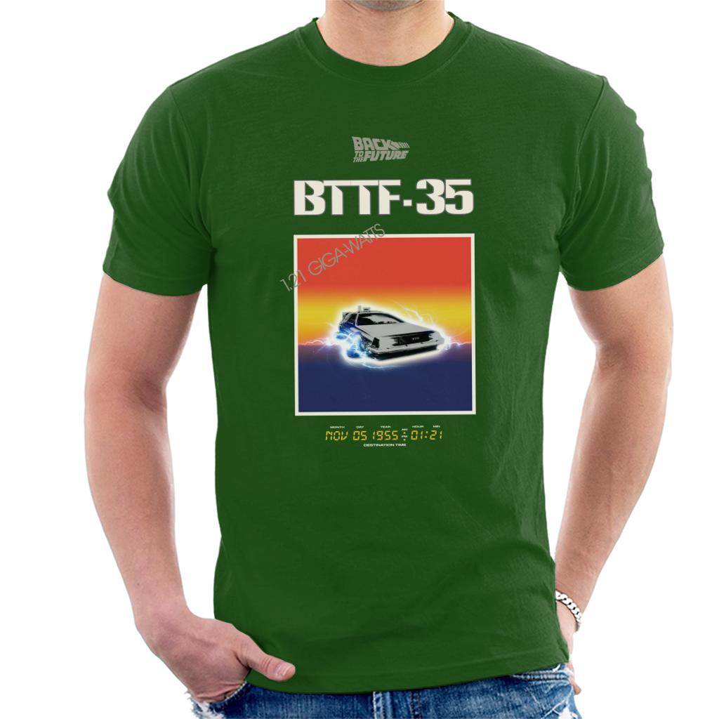 Back to the Future 35th Anniversary Sunset Men's T-Shirt-ALL + EVERY