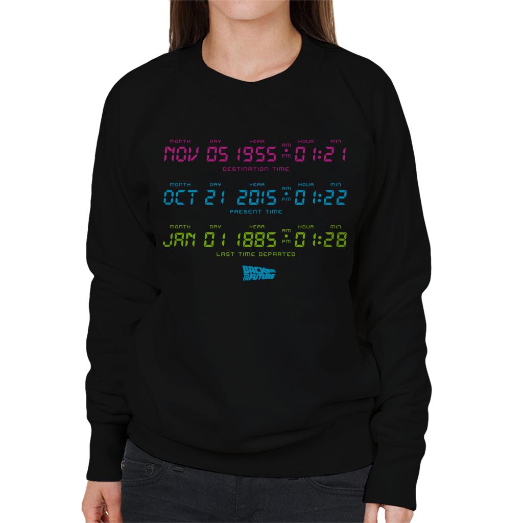 Back to the Future Jan 01 1885 Last Time Departed Women's Sweatshirt-ALL + EVERY